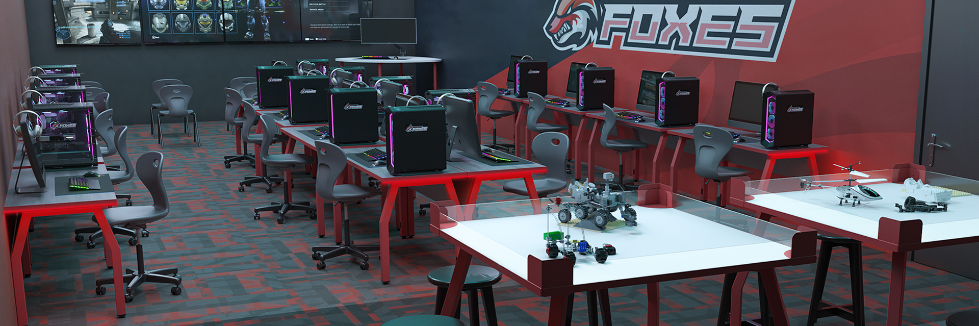 Esports and Gaming Room Furniture for Schools