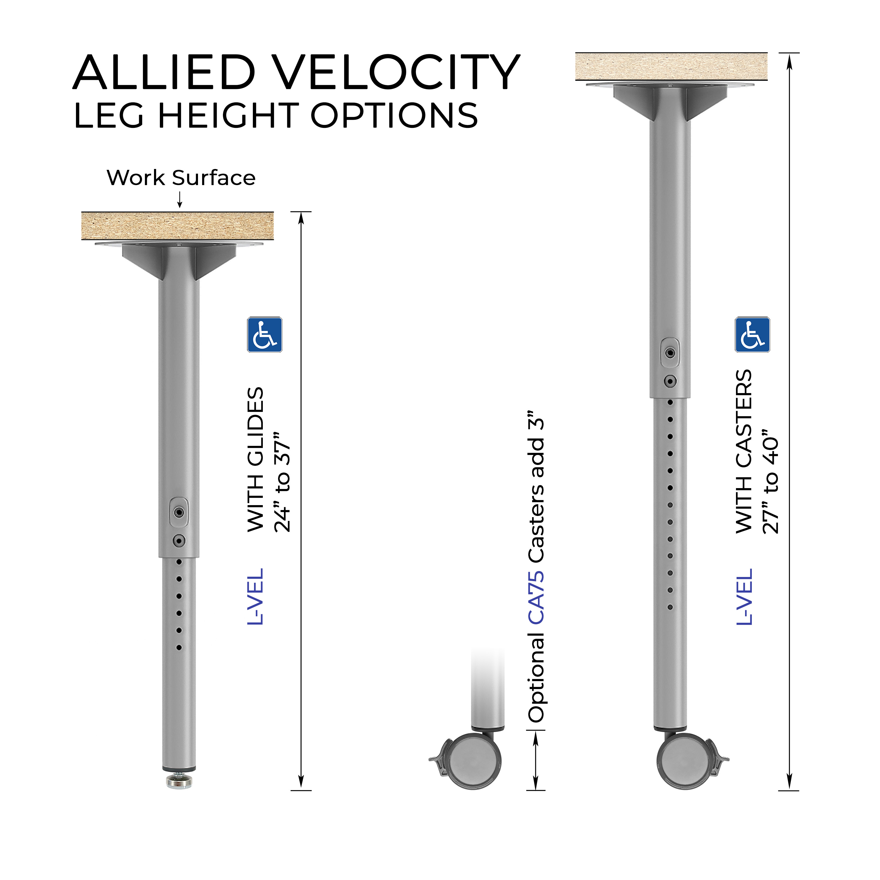 3K VEL Leg Heights V6